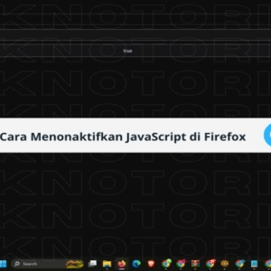 menonaktifkan javascript di firefox