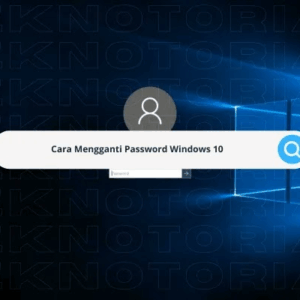 mengganti password windows 10