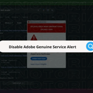 adobe genuine service alert