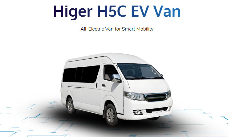 Higer H5C EV Van